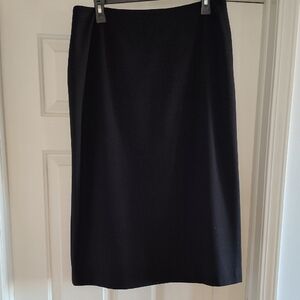 Essentials Classic Black Pencil Skirt